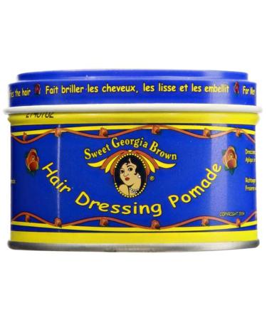 Sweet Georgia Brown Hair Dressing Pomade Super Hold Blue 114g/4oz