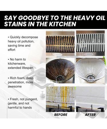 Splash Foam Spray | Kitchen Bubble Cleaner Spray Foam Cleaner No Rinse Fade-Resistant Matte Finish Good Degreasing Effect Cleans Bottom of The Pot Sink Pot Stove Faucet Iscork - Buy Online on GoSupps.com