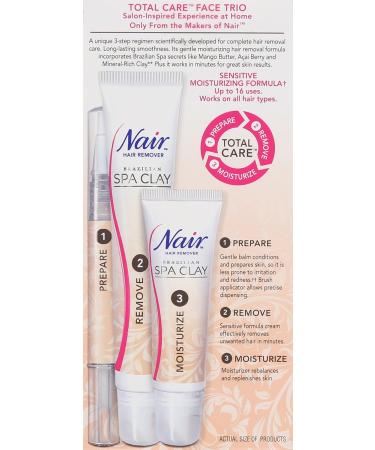 Nair Brazilian Spa Clay Total Care Face Trio - Nourishing Skincare for Radiant Skin | International Shipping Available - Buy Online on GoSupps.com