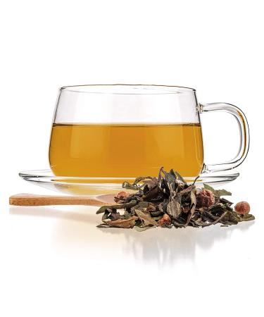 Tealyra White Champagne Loose Leaf Tea - High Antioxidants - Natural & Healthy - Low Caffeine - 100g - Buy Online on GoSupps.com
