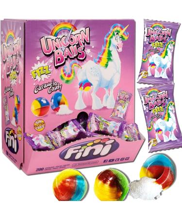 Unicorn Balls | Cute Unicorn Candy with Shower Powder | Perfect for Halloween Parties & Kids' Birthdays - Buy Online on GoSupps.com