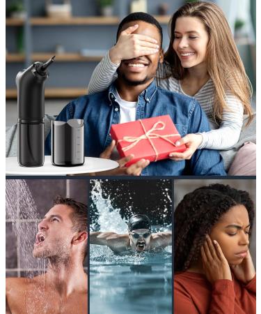 Water Powered Ear Cleaner with Camera | Electric Ear Wax Removal Tool | Safe Ear Irrigation Kit for Adults | 10 Ear Tips Included - Buy Online on GoSupps.com