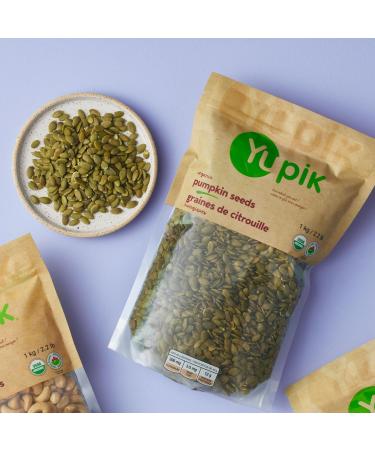 Yupik California Walnut in Halves Nuts 1Kg & Organic Pumpkin Seeds (Aa) Non-GMO Vegan Gluten-Free 1Kg 1 kg (Pack of 1) Walnut+ Pumpkin Seeds - Buy Online on GoSupps.com