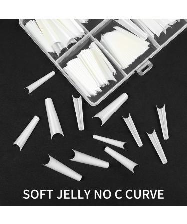 Shop Woshilaods 240 PC Extra Long Artificial Nails - Ballerina & French Tips for Salon Quality DIY Manicures - Buy Online on GoSupps.com