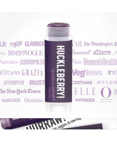 Hurraw! Huckleberry Lip Balm: Organic, Certified Vegan, Cruelty and Gluten Free - Made in USA - Buy Online on GoSupps.com