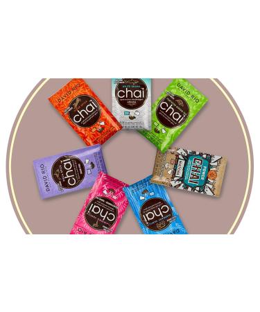 David Rio Elephant Vanilla Chai - Pack of 7 Irresistible Chai Varieties (168g) - International Shipping Available - Buy Online on GoSupps.com
