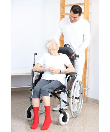 Diabetic Elastic Cotton Socks for Swollen Feet | 8 Pairs | Mens & Womens 8-9.5 | Multicoloured - Buy Online on GoSupps.com