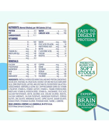 Enfamil Reguline Baby Formula with Omega-3 DHA & Probiotics | Soft Stools & Immune Support | 19.5 oz (Pack of 4) - Buy Online on GoSupps.com