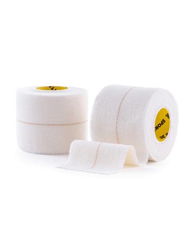 SPORTTAPE EAB Fabric Strapping Tape - 5cm x 4.5m | Elastic Adhesive Bandage Rugby Strapping Adhesive Bandage Tape for Wrist Ankle Knee Elbow | Extra Strong Non-Tear Centreline - Single Roll - Buy Online on GoSupps.com