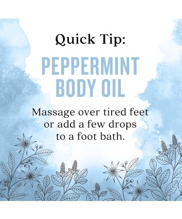 Buy Aura Cacia Peppermint Body Oil 4 fl. oz. - Pure Essential Oils for Relaxation & Refreshing Aromatherapy - International Shipping Available - Buy Online on GoSupps.com