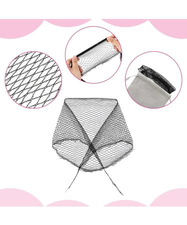 4 Pieces Triangle Hair Net for Rollers Black Hairnets for Women Mesh Plopping Cap for Drying Curly Hair Mesh Crochet Hair Net Sleep Net Triangular Hair Setting Net for Sleeping 35 x 35 x 57 Inches - Buy Online on GoSupps.com