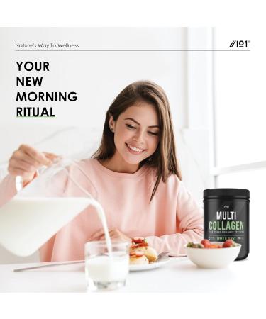 Multi Collagen Protein Powder 200g - Types I, II, III, V & X - Grass Fed Bovine, Wild Caught Fish, Free-Range Chicken & Eggshell - Non-GMO Halal - Pack of 1 - Buy Online on GoSupps.com