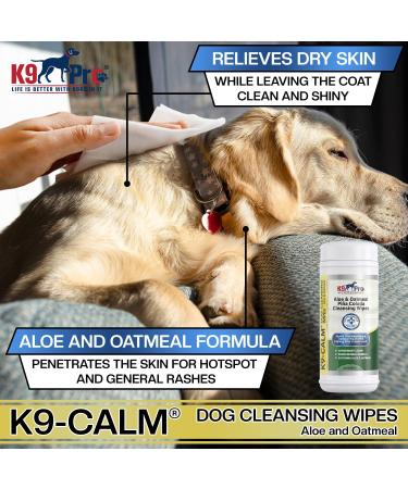 K9 Pro Dog Wipes - All Natural Premium Pet Wipes for Paws and Butt - 60 Count - Buy Online on GoSupps.com