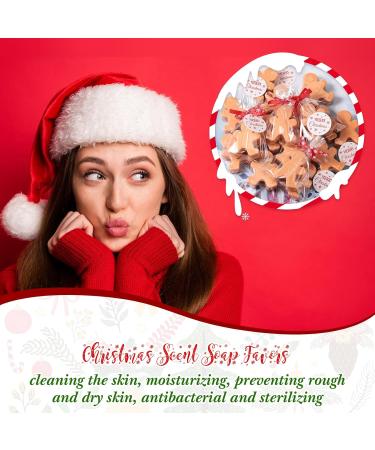30 Set Christmas Soap Bar Gift Set - Handmade Gingerbread Soaps | Holiday Stocking Stuffers & Party Favors - Buy Online on GoSupps.com