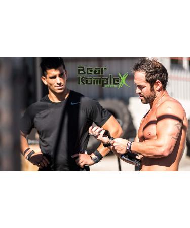 Bear KompleX 2 Hole Leather Hand Grips for Home Workouts - Purple Large - Buy Online on GoSupps.com