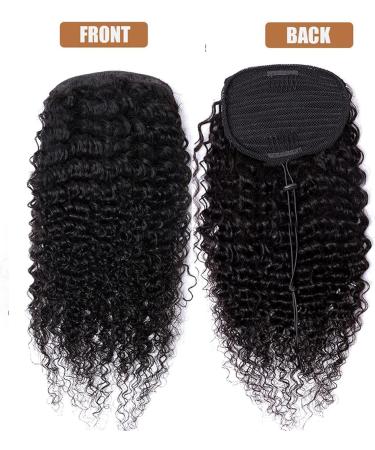 Messy Bun Hair Piece for Women Shaggy Curly Ponytail Brazilian Real Hair 10-28 Inch with Drawstring Hair Comb Ponytail Extension Hair for Black Women Hair Extensions Hair Scrunchies (Color : Black 10inch 100g Black - Buy Online on GoSupps.com