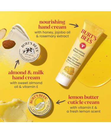 Burt's Bees Valentine's Day Gifts Ideas Tips and Toes Kit 6 Travel Size Products - Pomegranate Moisturizing Lip Balm 2 Hand Creams Foot Cream Cuticle Cream and Hand Salve Tips & Toes Set 6 Count - Buy Online on GoSupps.com