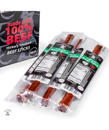 Supreme Zabiha Halal Beef Jerky Sticks 16 Count - Hand Crafted Meat Snacks (Jalapeno) - Buy Online on GoSupps.com