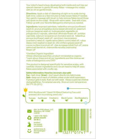 Babyganics Infant Cradle Cap Cleansing Oil 3 Fl Oz (Pack of 2) - Gentle Solution for Cradle Cap - Packaging May Vary - Buy Online on GoSupps.com