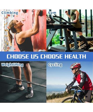 Compression Stockings for Men & Women - 15-20mmHg Knee Socks for Running Travel & Pregnancy - 4 Pairs L-XL Beige - Buy Online on GoSupps.com