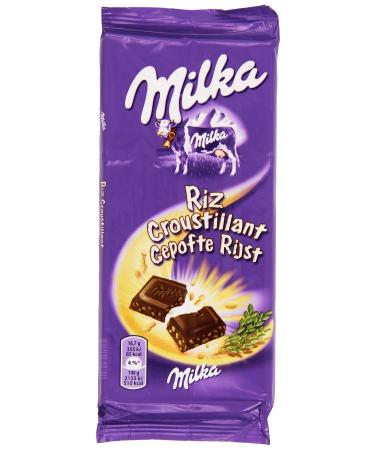 Milka Crispy Rice Chocolate Bar 2 x 100 g