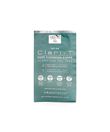 Buy Earth Therapeutics Clari-T Tea Tree Pore Cleansing Strips - 6 Strips | Effective Acne Treatment & Pore Care | International Shipping Available - Buy Online on GoSupps.com