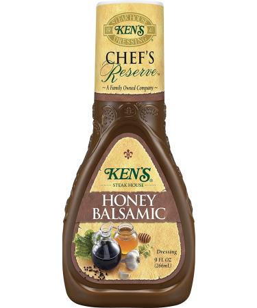 Ken's Steak House Chef's Reserve Honey Balsamic Dressing - 9 Fl Oz (Pack of 3) - Buy Online on GoSupps.com