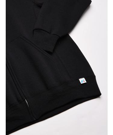 Russell Athletic Men's Dri-Power Fleece Hoodie - Moisture Wicking Cotton Blend, Relaxed Fit - Black, Size L - Buy Online on GoSupps.com