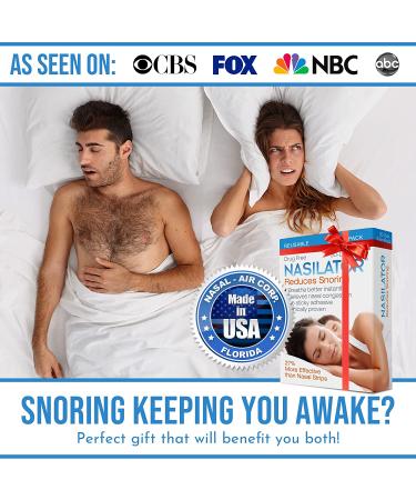 Nasilator Nasal Dilator: Anti-Snoring Aid for Improved Breathing and Sleep - Soft, Flexible, Lightweight & Reusable - Reduce Snoring with Comfortable Clip (Sizing) - Buy Online on GoSupps.com