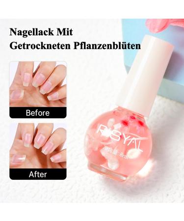 MrCuvaryas Cuticle Care Oil Nail Cuticle Oil with Dried Flowers Nail Strengthening Oil with Flowers Organic Oils & Vitamin E Nail Care Oil Care for Hands Nails Tihuan Levy Nail - Buy Online on GoSupps.com