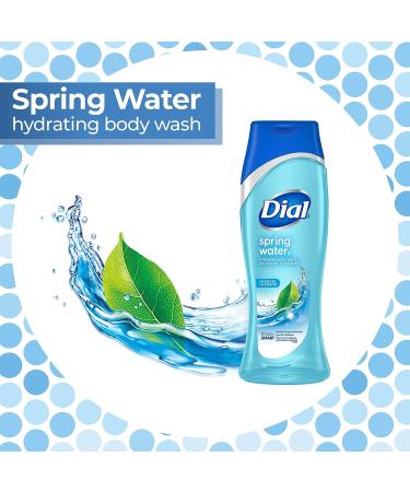 Dial Springwater Body Wash 16 oz - Hydrating and Refreshing Shower Gel - Buy Online on GoSupps.com