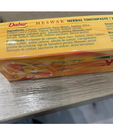 Dabur Fluoride Free Toothpaste Sensitive Toothpaste with Miswak for Gum Health Enamel Protection & Tartar Remover for Teeth Plaque Remover Gums & Freshens Breath (Pack of 3) - Buy Online on GoSupps.com