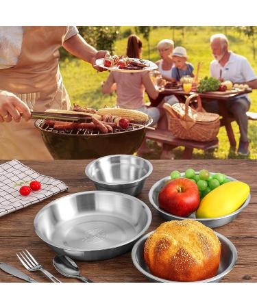 28pcs Camping Dinnerware Set - Camping Mess Kits for Outdoor Cooking and Dining | Lightweight Camping Cookware and Utensils Set - Buy Online on GoSupps.com