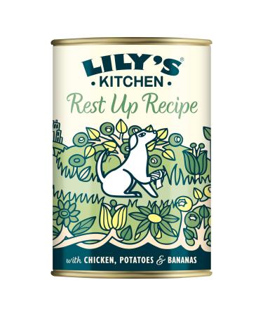 Lily's Kitchen Natural Adult Dog Food Wet Tins - Rest Up Recipe - Complete Meal Recipes (6 Tins x 400g) Recovery Recipe 400 g (Pack of 6) - Buy Online on GoSupps.com
