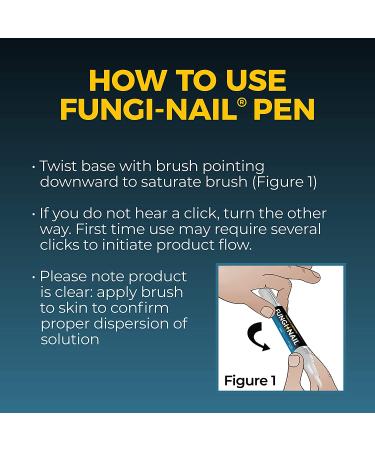 Fungi-Nail Pen Applicator Anti-Fungal Solution | Kills Nail & Athlete's Foot Fungus | Clinically Proven | 0.20 Fl Oz (Pack of 2) - Buy Online on GoSupps.com