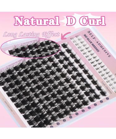 Fluffy Lash Cluster - Self-Adhesive Manga Lashes 10-18mm | No Glue Volume Eyelash Extensions - Buy Online on GoSupps.com