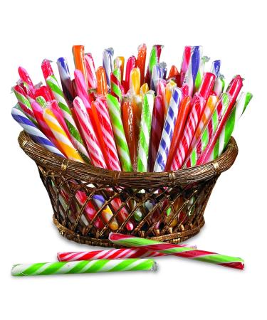 Fun Express Candy Canes Bulk Individually Wrapped - 80 Irresistible Pieces for a Sweet Festive Treat - Perfect for Parties Stocking Stuffers and Holiday Gifts