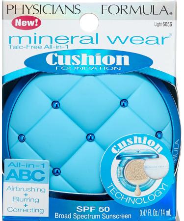 Physicians Formula Mineral Wear Cushion Foundation SPF 50 - Light | 0.47 fl oz - Buy Online on GoSupps.com