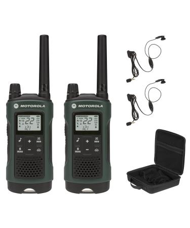 Motorola Talkabout T465 Rechargeable Two-Way Radio Bundle (Green)
