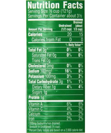 Del Monte Blue Lake Cut Green Beans 14.5 Oz. (3 Pack) - Natural Sea Salt for a Healthy Twist - Buy Online on GoSupps.com