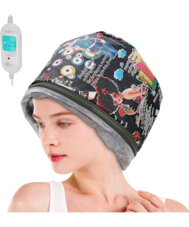 Heat Steamer Fuwinkr Hair Steamer Styling Tools & Appliances 3 Gears Hair Steamer Heating Oil Treatment Baking Hat Nourishing Hair Care ToolUS Plug 110V - Buy Online on GoSupps.com