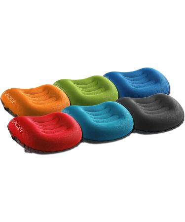 Trekkology Aluft 2.0 Inflatable Camping Travel Pillow - Ultralight, Compressible, Comfortable, Ergonomic Neck & Lumbar Support for Camping, Hiking, Backpacking - Black - Buy Online on GoSupps.com