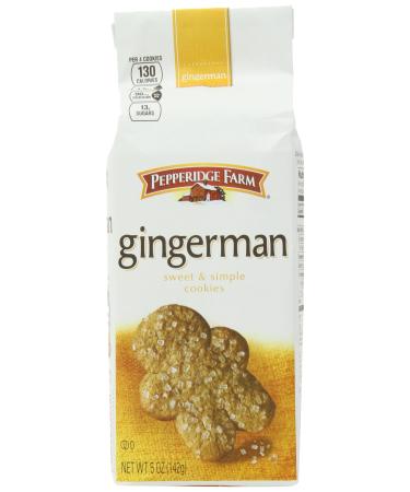 Pepperidge Farm Gingermen Cookies, 5-ounce (pack of 4) 5 Ounce (Pack of 4) - Buy Online on GoSupps.com