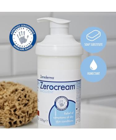 ZEROCREAM Emollient 500g - Soothing Skin Moisturizer - Buy Online on GoSupps.com
