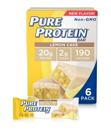 Pure Protein Lemon Cake Bar 6 Bars 1.76 oz (50 g) Each
