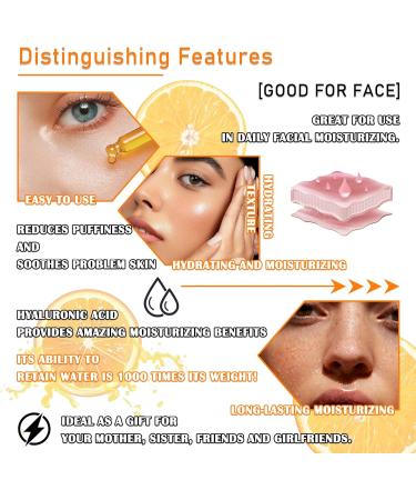 Fusang 2PCS Vitamin C Face Serum Vitamin C Serum Moisturizing Serum Vitamin C Serum for Face 30ML - Buy Online on GoSupps.com