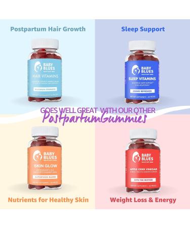Baby Blues Berry Boost Elderberry Gummies for Moms | Immune Support with Zinc & Vitamin C | Non-GMO Vegan & Gluten-Free (60 Pieces) - Buy Online on GoSupps.com