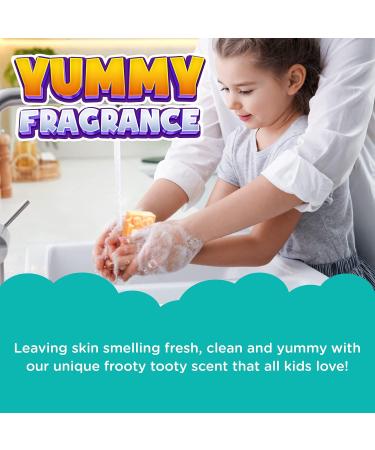 SOAP SUDS Kids 2-in-1 Shampoo & Bodywash - Frooty Tooty Scented Bar | No Artificial Ingredients | Easy Grip Building Block | 2 Pack | Made in USA - Buy Online on GoSupps.com