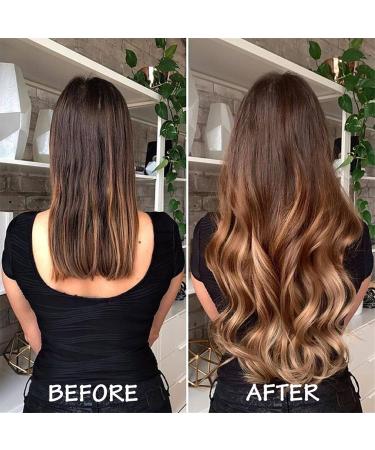 Hair Extensions Clip in Long Wavy Synthetic Hair Extension Invisible Wire No Clips In Hair Extensions Secret Fish Line One Piece Extensions Hairpieces Hair Hair Pieces(SQ88-12H613 16inches) 16inches SQ88-12H613 - Buy Online on GoSupps.com