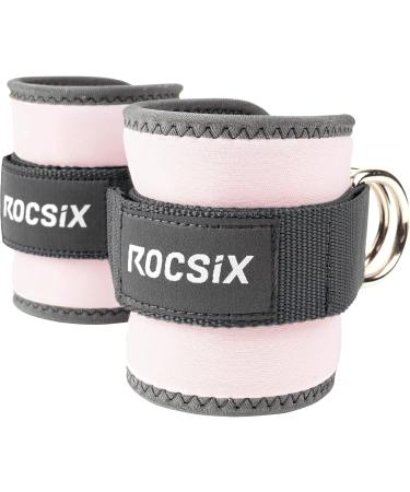 ROCSIX Adjustable Foot Loop Cable Trainer - Padded Gym Foot Cuffs for Cable Machines - Perfect for Kickback & Strength Training - Buy Online on GoSupps.com